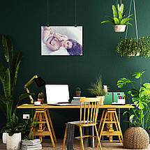 Плакат "Дівчина в білизні на дивані", 43×60см, фото 5