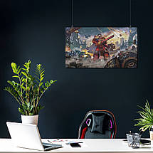 Плакат "Вархаммер 40000, Ультрамарин, Warhammer 40000", 34×60см, фото 3