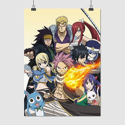 Плакат "Хвост Феї, Fairy Tail", 60×43см, фото 1