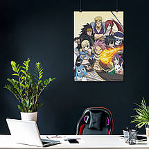 Плакат "Хвост Феї, Fairy Tail", 60×43см, фото 4