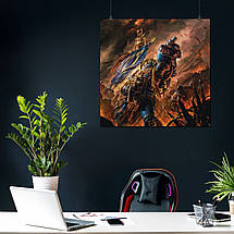 Плакат "Вархаммер 40000, Ультрамарин, Warhammer 40000", 60×60см, фото 3