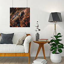 Плакат "Вархаммер 40000, Ультрамарин, Warhammer 40000", 60×60см, фото 4