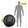 М'яч для фітнесу (фітбол) 4FIZJO 75 см Anti-Burst Black (P-5907739316370), фото 6