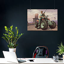Плакат "ГТА, Значна автокрадіжка, Grand Thief Auto, GTA", 43×60см, фото 3