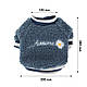 Светр для собак і кішок Тедді 2008SXSL3802 Awesome утеплений Blue M, фото 6