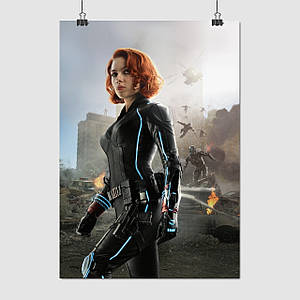 Плакат "Чорна вдова, Black Widow", 60×42см