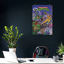 Плакат "Черепашки-ніндзя, Ninja Turtles, TMNT", 60×40см, фото 4