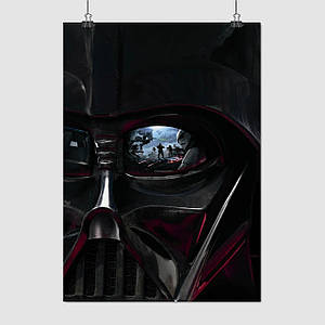 Плакат "Дарт Вейдер, Зоряні Війни, Darth Vader, Star Wars", 60×43см