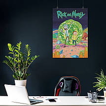 Плакат "Рік та Морті, Rick and Morty", 60×43см, фото 4