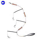 Риболовна оснастка «Вбивця карася з відводом» (3 відвода, вантаж «Торпеда» 40g, 50g, 60g, 70g, 80g)