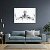 Плакат "Конор Макгрегор, стилізація, чорно-білий, Conor McGregor", 43×60см, фото 7