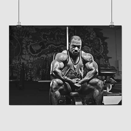 Плакат "Бодибілдер", 43×60см, фото 1