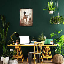 Плакат "Дівчина з мольбертом", 60×43см, фото 5