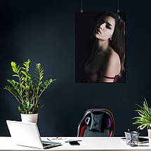 Плакат "Дівчина в малиновому ліфі", 60×43см, фото 3