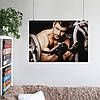 Плакат "Бодібілдер зі штангою", 43×60см, фото 7