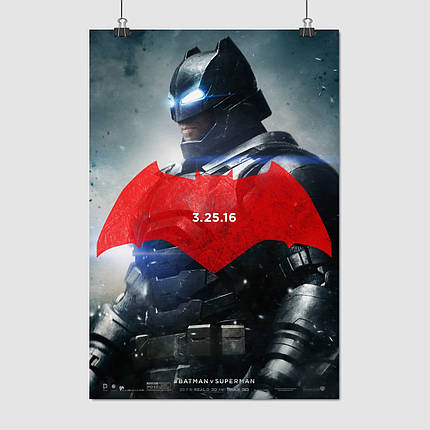 Плакат "Бетмен, Людина-кажан, Batman", 60×40см, фото 1