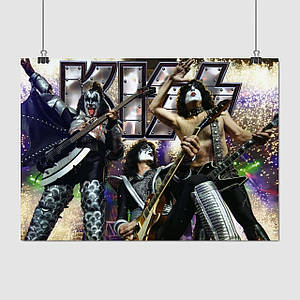 Плакат "КІСС, KISS", 43×60см