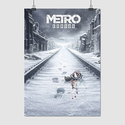 Плакат "Метро, Metro Exodus (2019)", 60×43см, фото 1