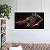 Плакат "Дедпул з пістолетом та мечем, Deadpool", 34×60см, фото 6