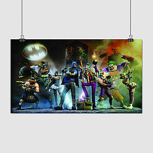 Плакат "Gotham City Impostors", 34×60см