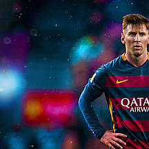 Плакат "Футболіст Ліонель Мессі, ФК Барселона, Lionel Messi, Barcelona", 43×60см, фото 2