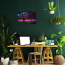 Плакат "Футболіст Ліонель Мессі, ФК Барселона, Lionel Messi, Barcelona", 43×60см, фото 5