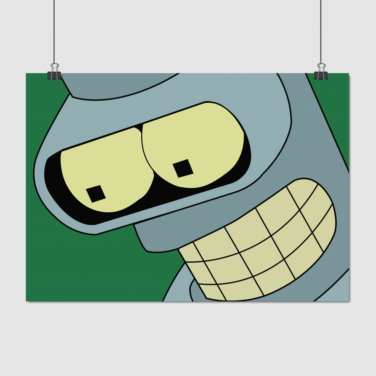 Плакат "Футурама, Бендер, Futurama, Bender", 43×60см