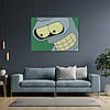 Плакат "Футурама, Бендер, Futurama, Bender", 43×60см, фото 7