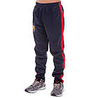 Костюм спортивний дитячий із символікою футбольного клубу BARCELONA кофта на блискавці та штани LIDONG LD-6130K-BS, фото 5