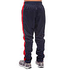 Костюм спортивний дитячий із символікою футбольного клубу BARCELONA кофта на блискавці та штани LIDONG LD-6130K-BS, фото 6