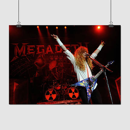 Плакат "Megadeth", 43×60см, фото 1