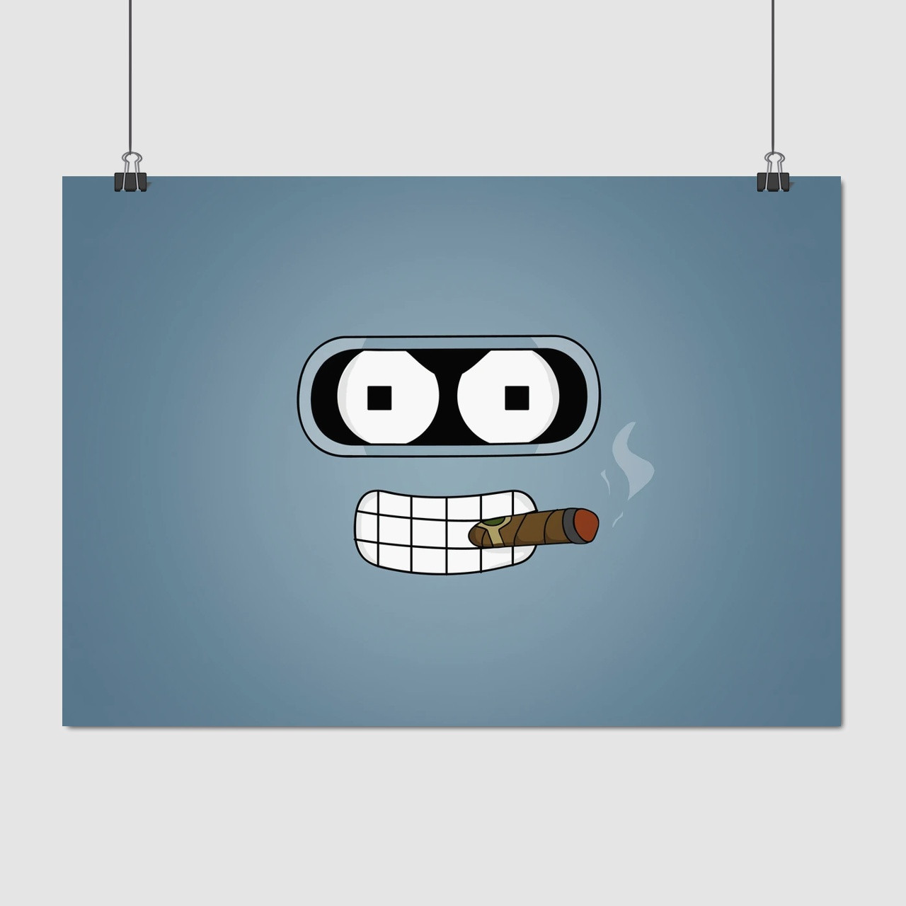 Плакат "Футурама, Бендер, Futurama, Bender", 43×60см