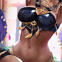 Плакат "Белідансер Аїша, танець живота, Aisha, bellydancer", 60×40см, фото 2