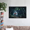 Плакат "Єдиноріг у темному лісі", 40×60см, фото 6