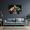 Плакат "Конор Мак-Грегор з прапором, Conor McGregor", 43×60см, фото 7