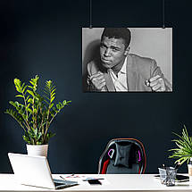 Плакат "Мохаммед Алі в піджаку, Muhammad Ali", 43×60см, фото 4