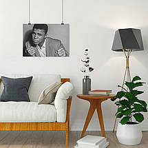 Плакат "Мохаммед Алі в піджаку, Muhammad Ali", 43×60см, фото 5
