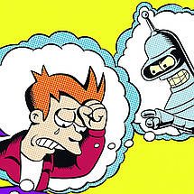 Плакат "Футурама, Ліла та мрії, , поп-арт, Futurama", 43×60см, фото 3