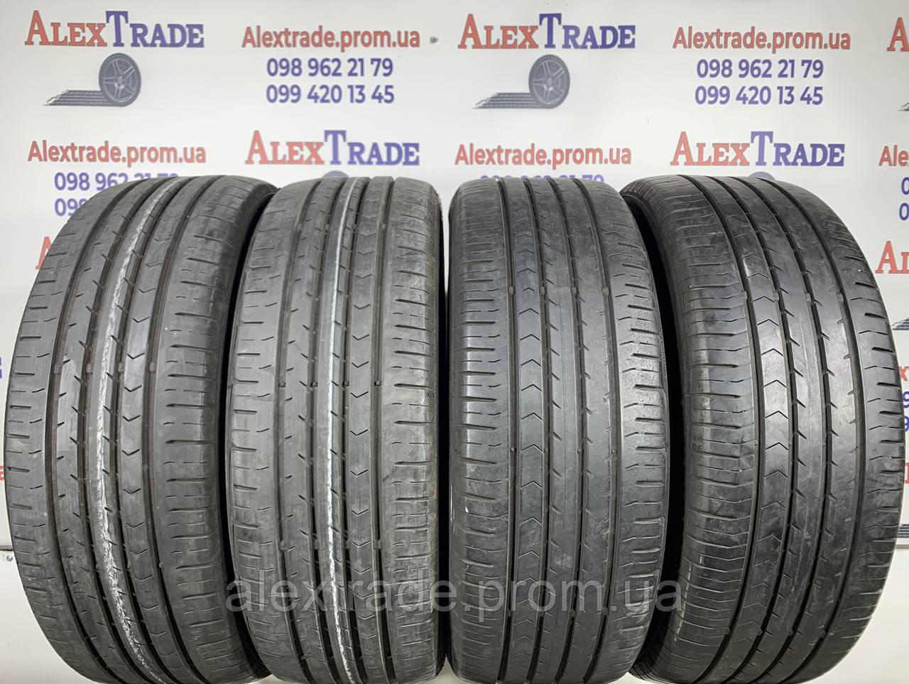 205/55 R17 Continental ContiPremiumContact 5 літні шини б/у, фото 1