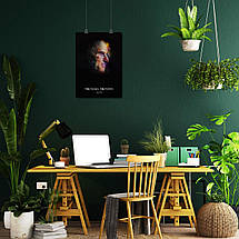 Плакат "Стів Джобс, Steve Jobs, Stay hungry, stay foolish", 60×43см, фото 5