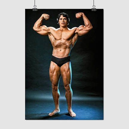 Плакат "Арнольд Шварценеггер, Містер Олімпія, Arnold Schwarzenegger", 60×43см, фото 1