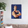 Плакат "Арнольд Шварценеггер, Містер Олімпія, Arnold Schwarzenegger", 60×43см, фото 6
