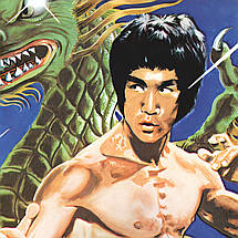 Плакат "Брюс Лі, Дракон, Bruce Lee, Dragon", 60×47см, фото 2