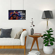 Плакат "Футболіст Ліонель Мессі, ФК Барселона, Lionel Messi, Barcelona", 34×60см, фото 4