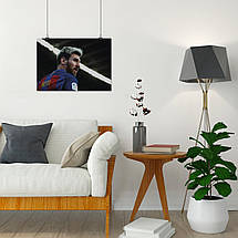 Плакат "Футболіст Ліонель Мессі, ФК Барселона, Lionel Messi, Barcelona", 43×60см, фото 4