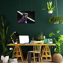 Плакат "Футболіст Ліонель Мессі, ФК Барселона, Lionel Messi, Barcelona", 43×60см, фото 5