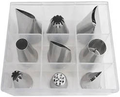 Насадка для кондитерського мішка Empire 9 штук нержавійка (0001 EM)