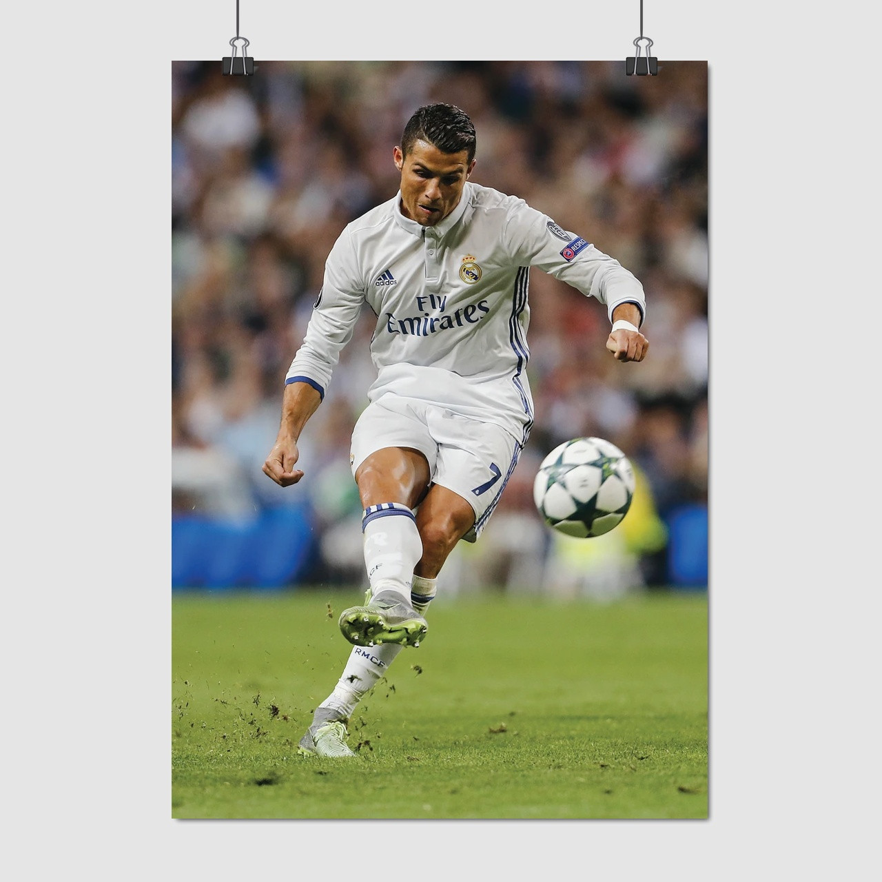 Плакат "Футболіст Кріштіану Роналду, Cristiano Ronaldo", 60×43см