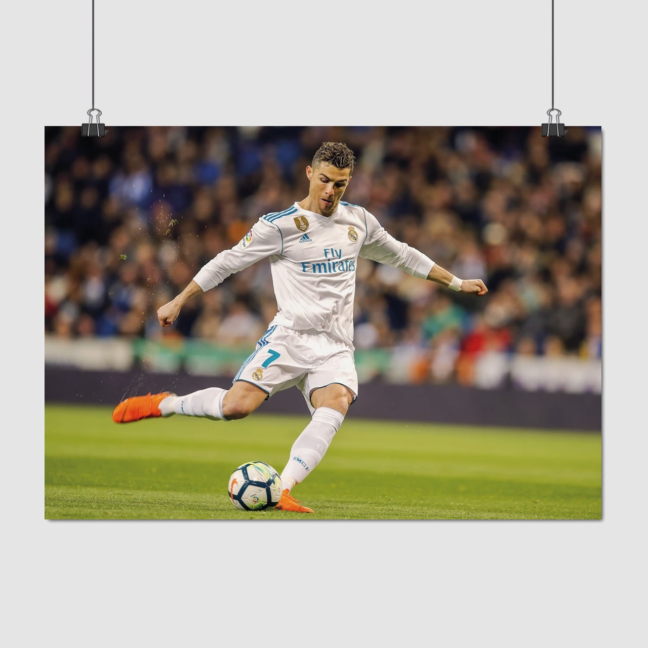 Плакат "Футболіст Кріштіану Роналду, Cristiano Ronaldo", 43×60см