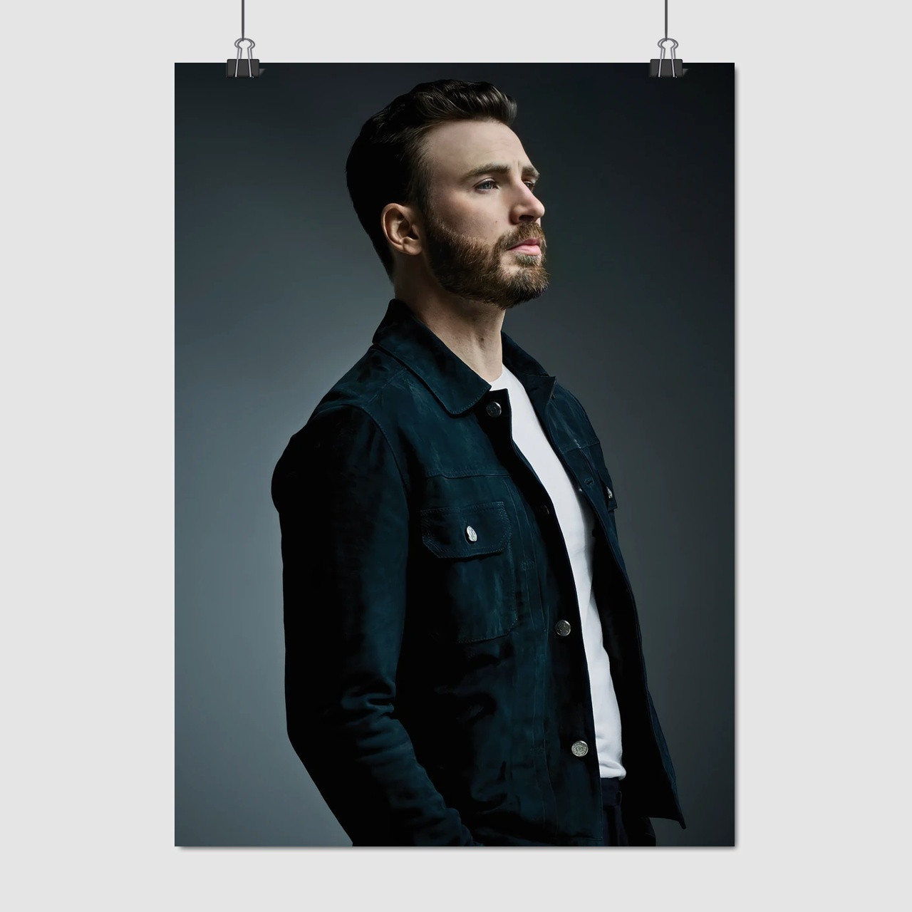 Плакат "Кріс Еванс, Chris Evans", 60×43см